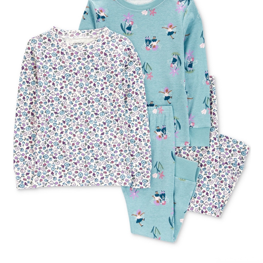 Carter's Faries and Flowers Pajama Bundle